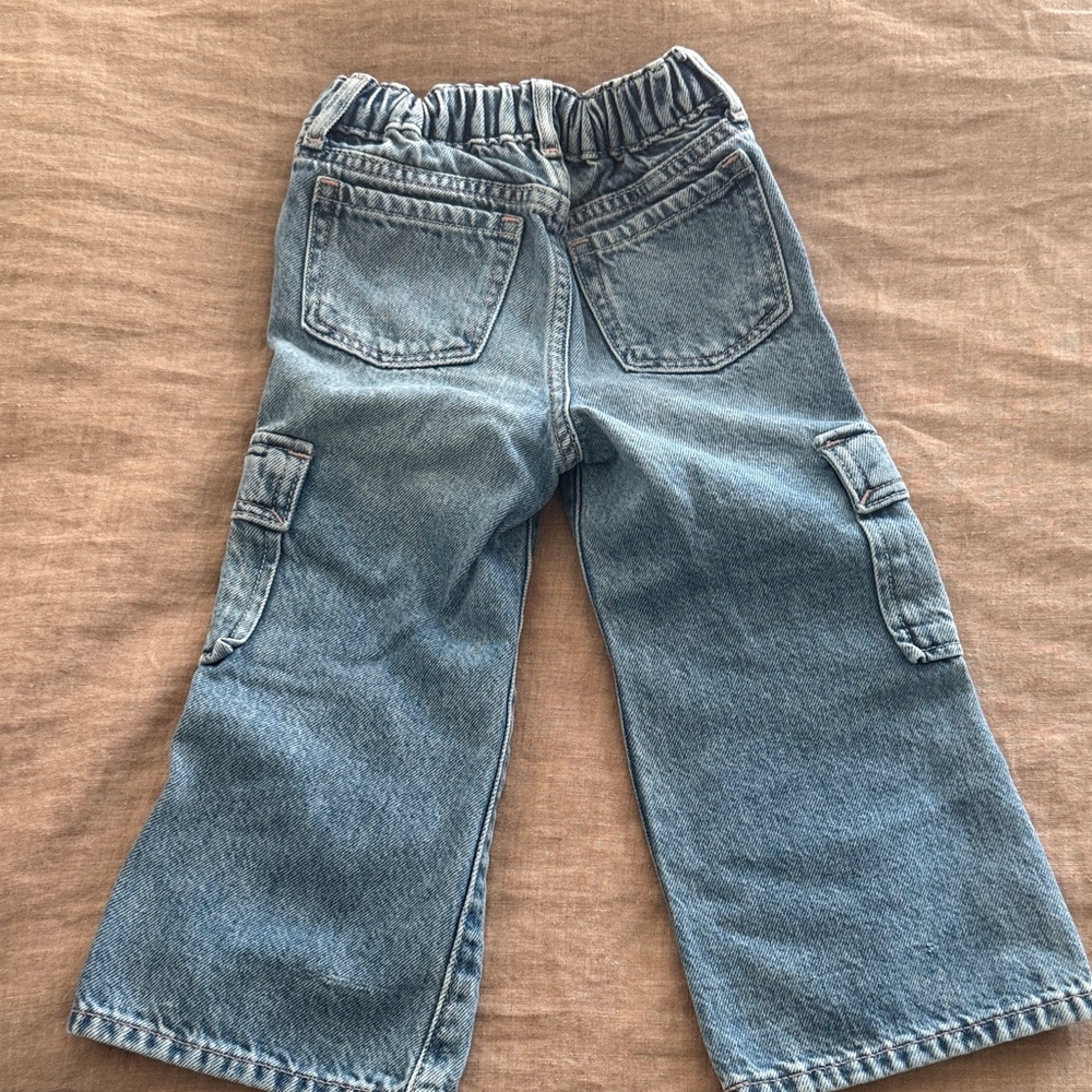 GAP Kids Light Blue Cargo Jeans - Picture 4 of 4